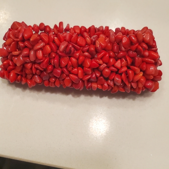 Authentic red coral multi strand bracelet - Picture 1 of 2